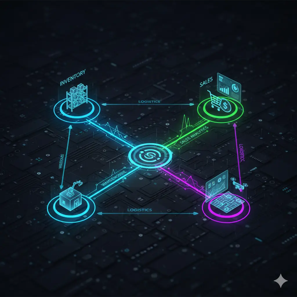 Inventario conectado a ventas en tiempo real